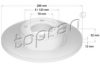 TOPRAN 500 567 Brake Disc